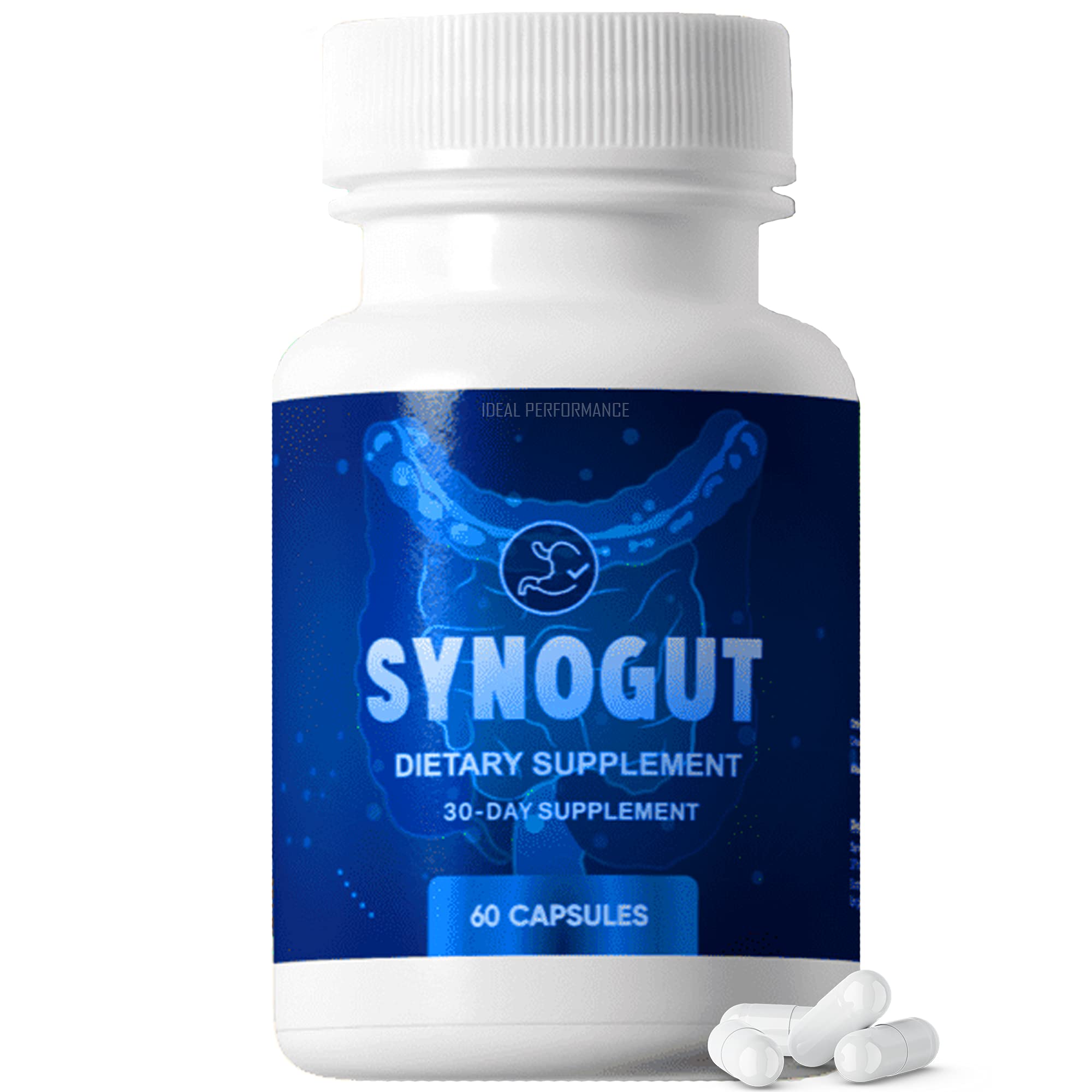 IDEAL PERFORMANCE Synogut Dietary Supplement front view