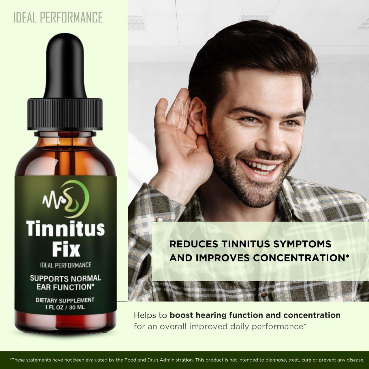 IDEAL PERFORMANCE Tinnitus Fix Drops 113g lifestyle scene