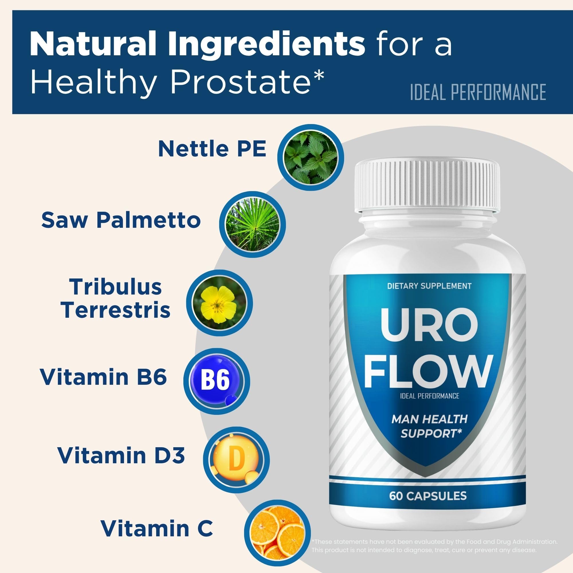 IDEAL PERFORMANCE Uroflow for Men Capsules in lifestyle setting