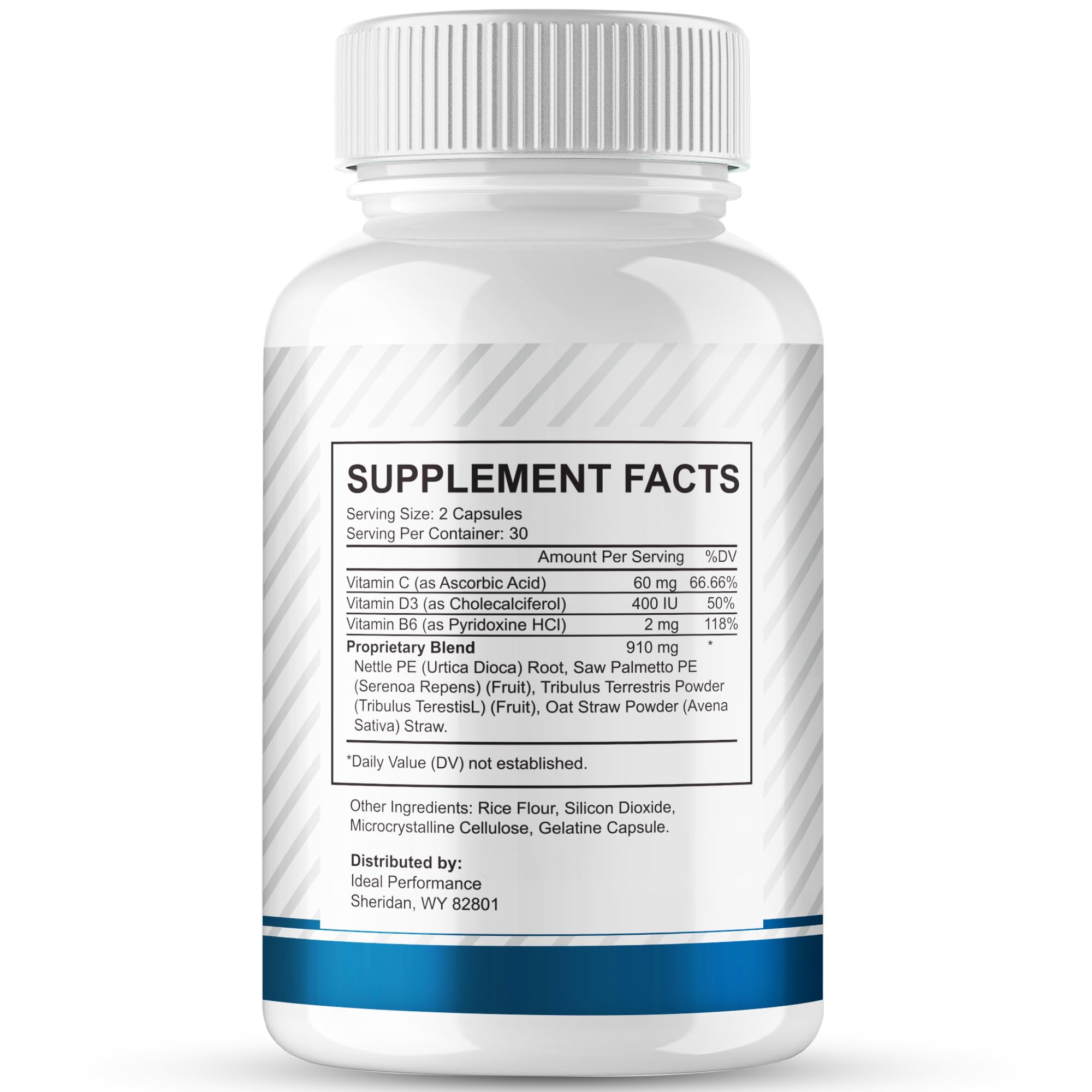 IDEAL PERFORMANCE Uroflow for Men Capsules side view