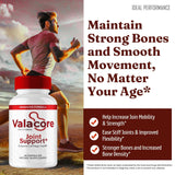 IDEAL PERFORMANCE Valacore Joint Support Capsules with a measuring spoon