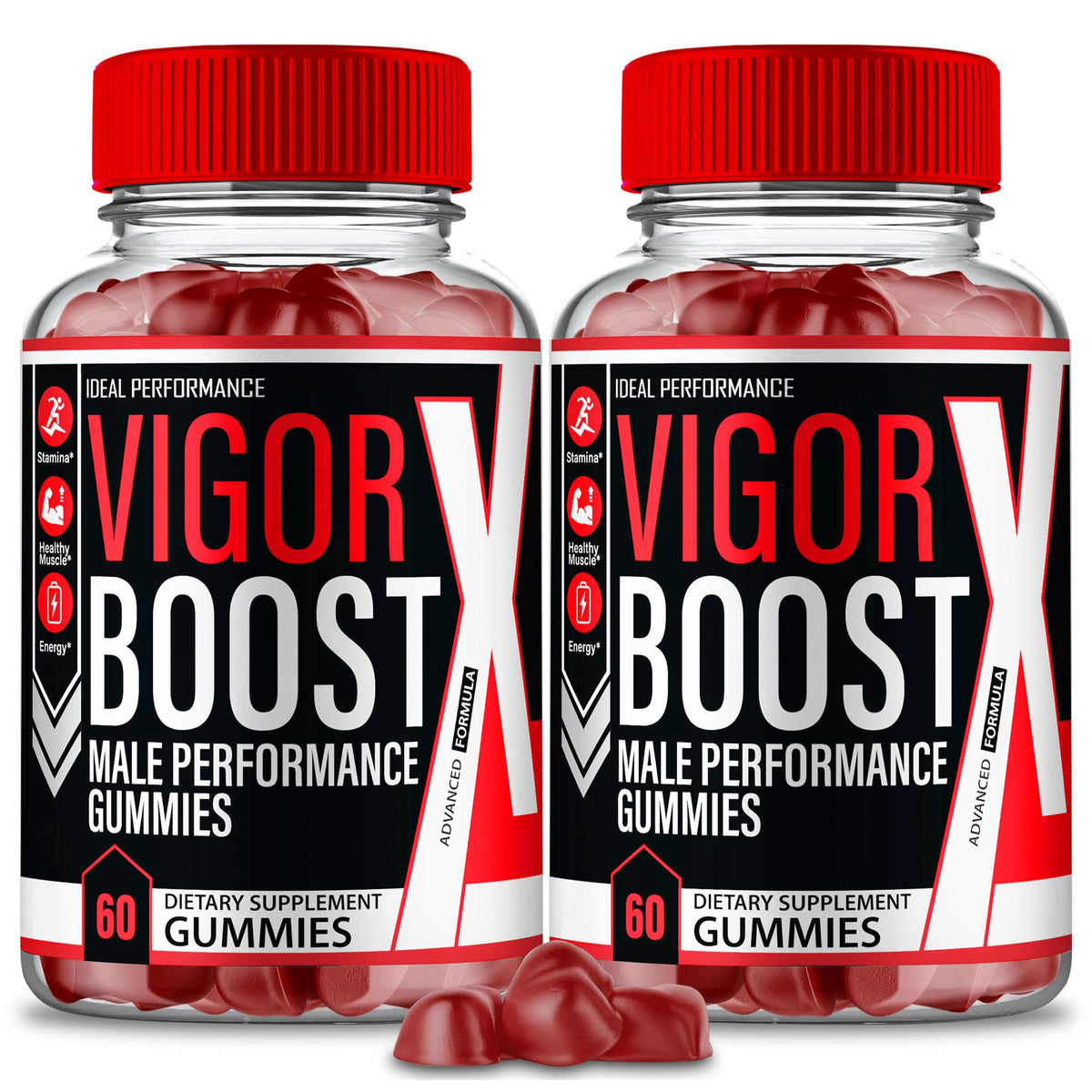 IDEAL PERFORMANCE Vigor support Gummies front view