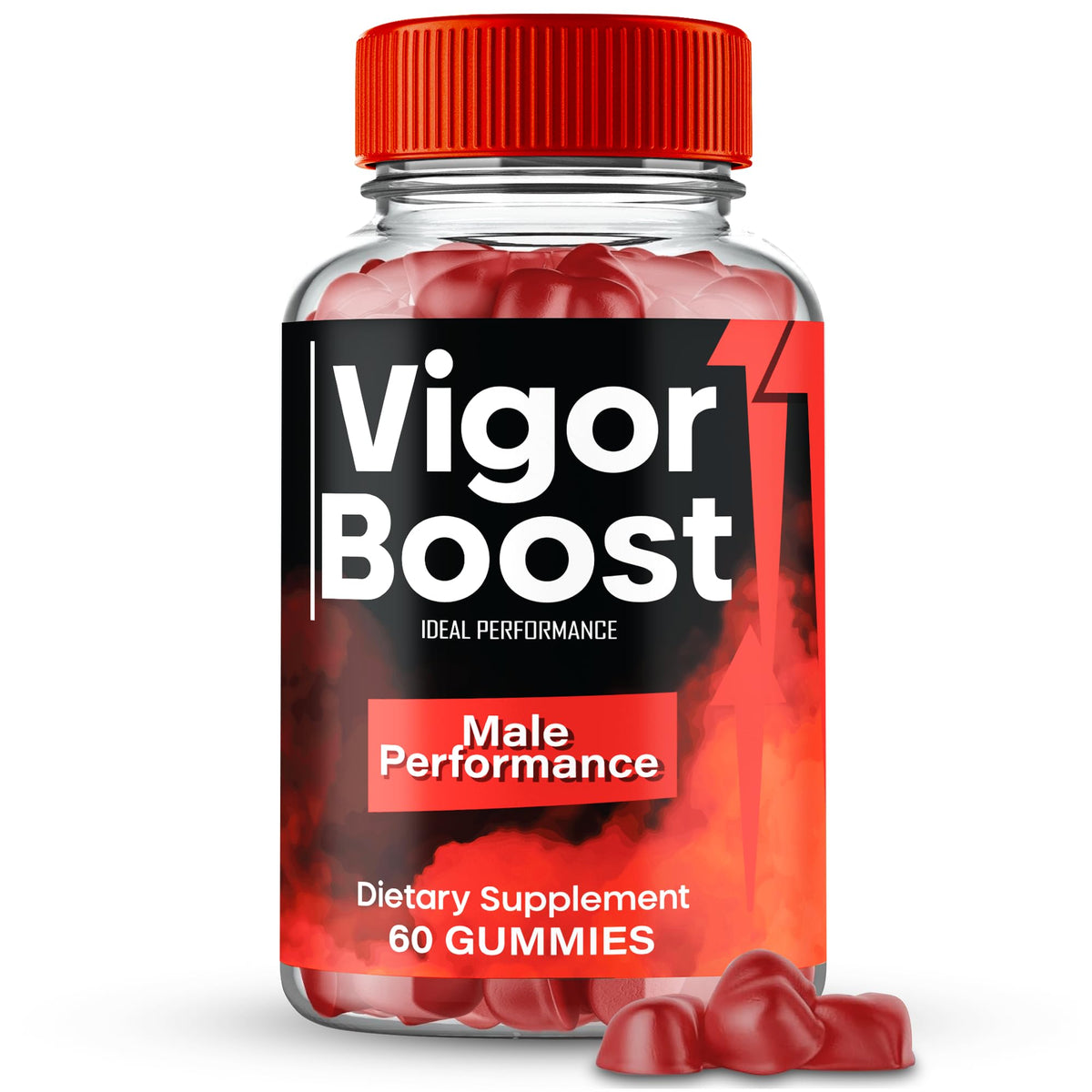 IDEAL PERFORMANCE Vigor support Gummies front view packaging