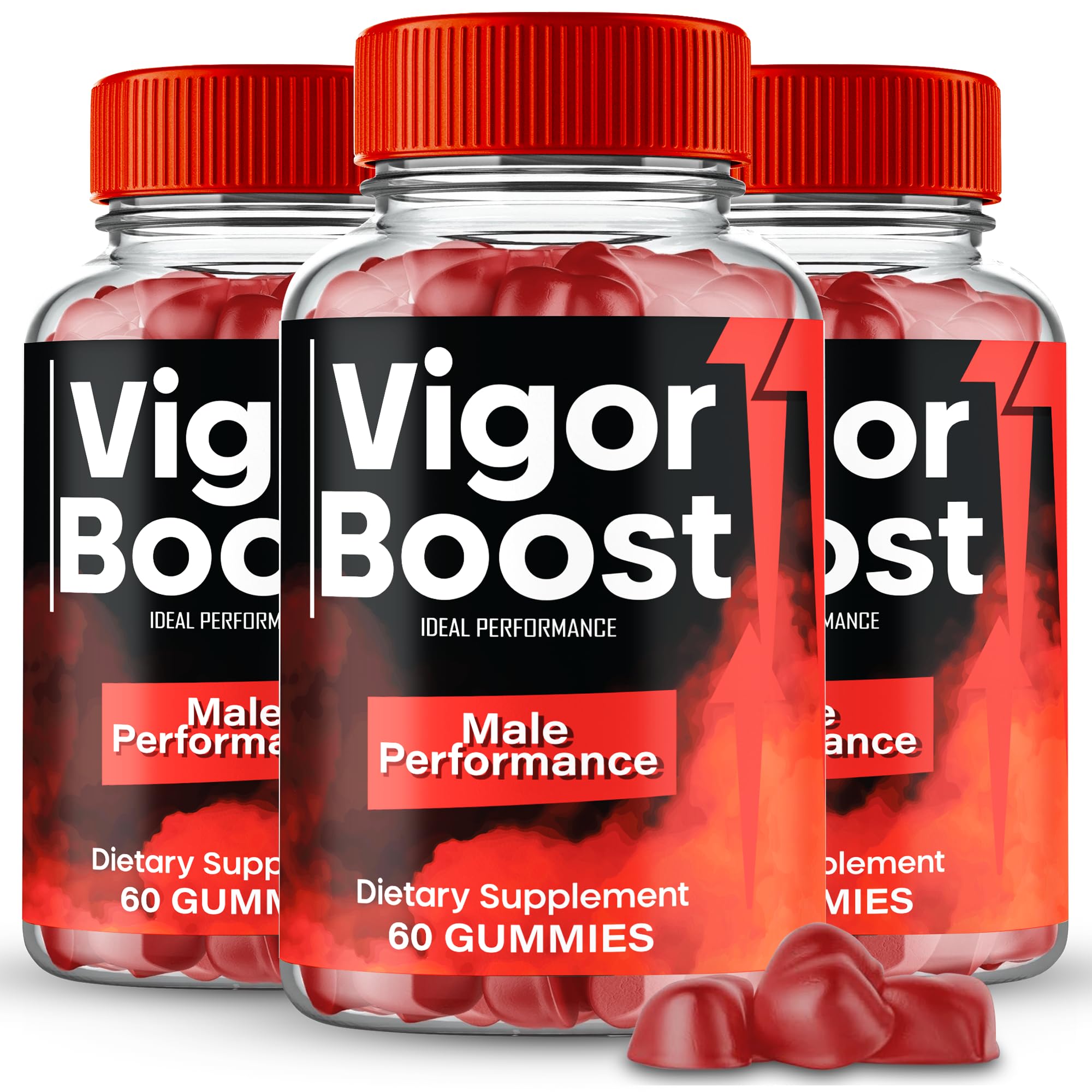 IDEAL PERFORMANCE Vigor support Gummies front view packaging