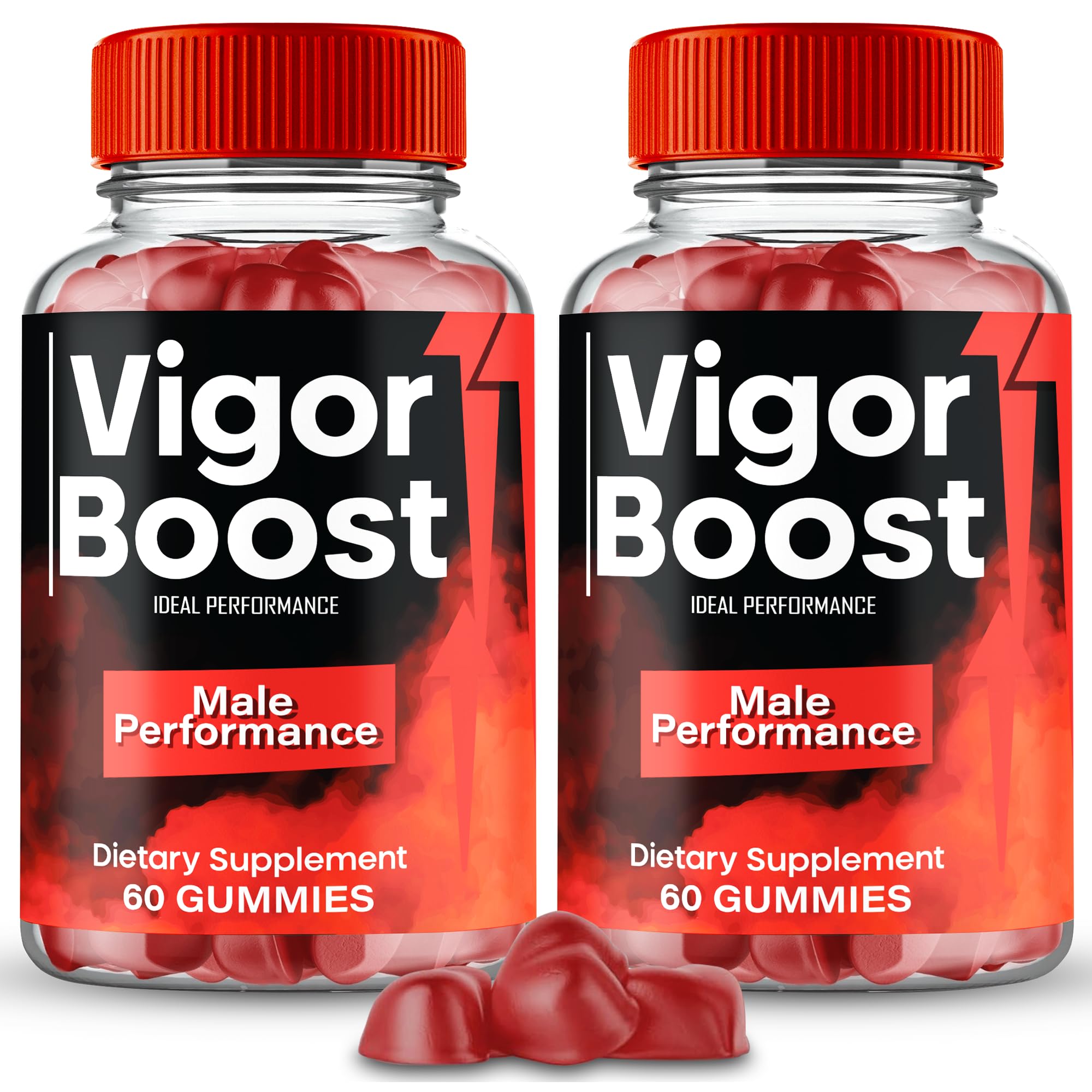 IDEAL PERFORMANCE Vigor support Gummies front view packaging