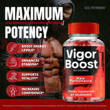 IDEAL PERFORMANCE Vigor support Gummies on a wooden table