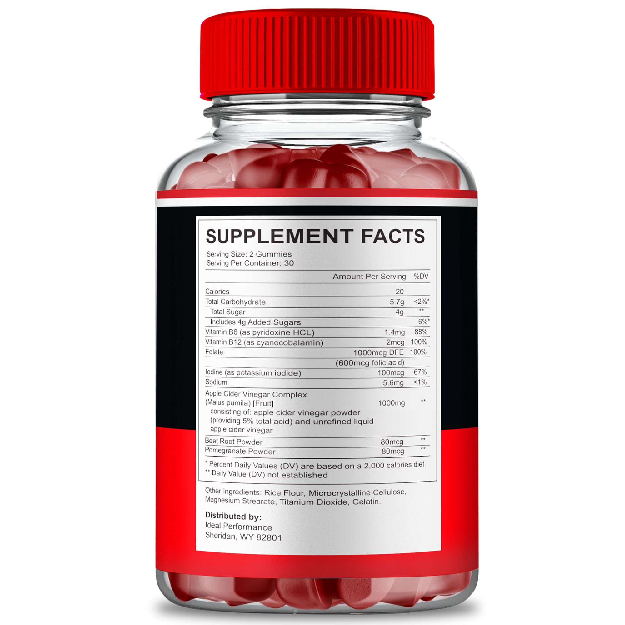 IDEAL PERFORMANCE Vigor support Gummies packaging