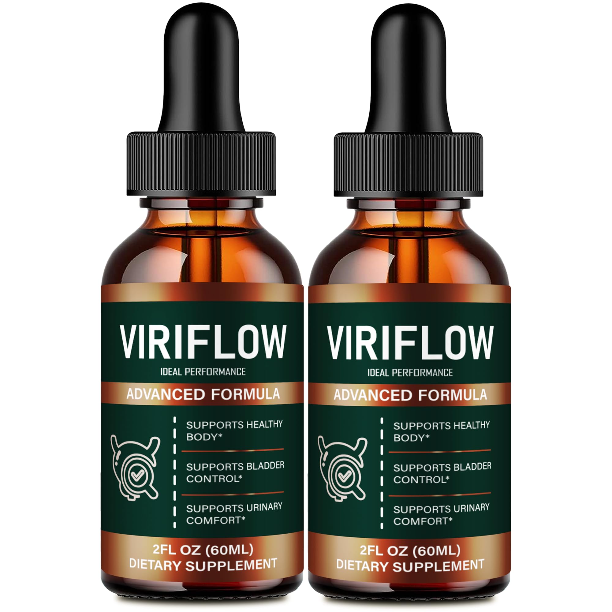 IDEAL PERFORMANCE ViriFlow Drops front view with dropper