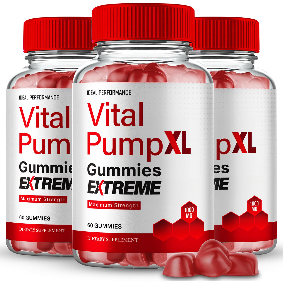IDEAL PERFORMANCE Vital PumpXL Gummies front view