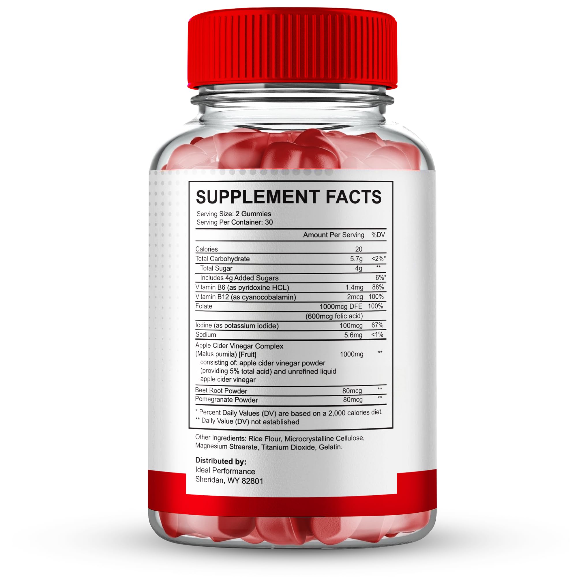 IDEAL PERFORMANCE Vital PumpXL Gummies side view