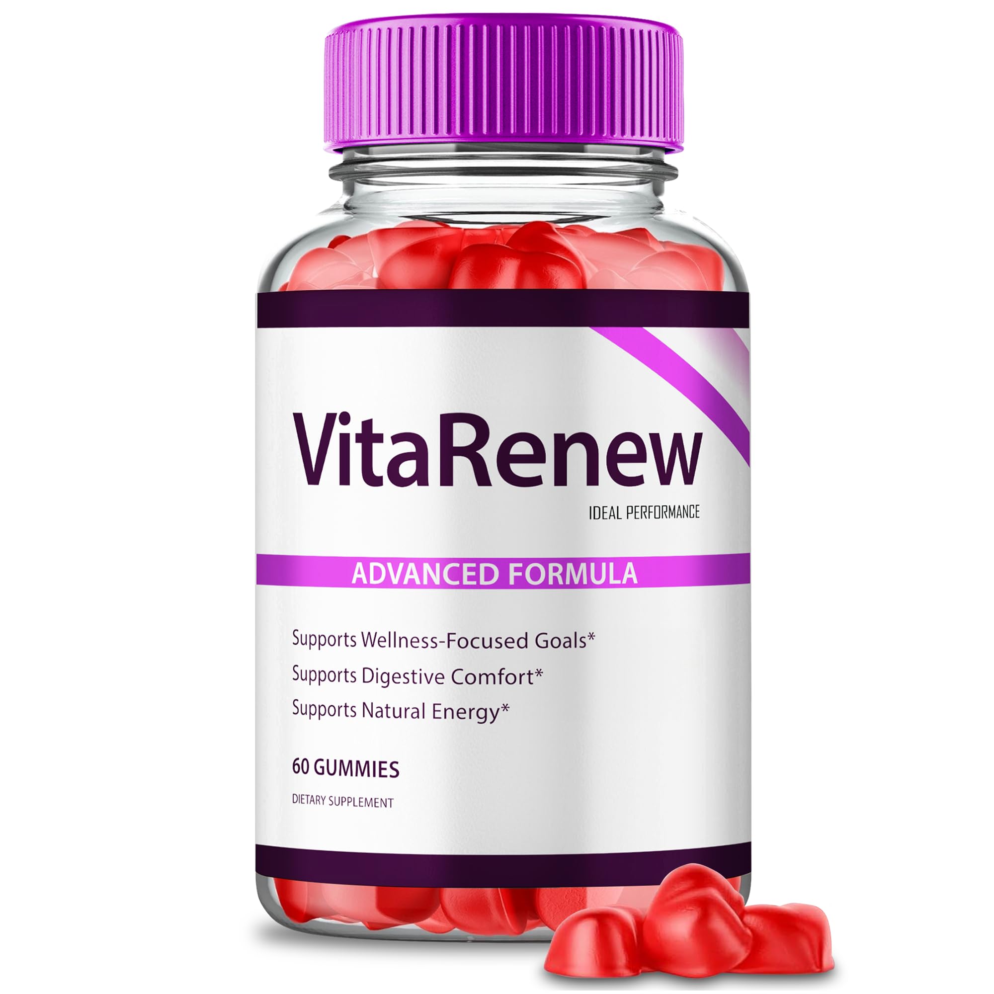 IDEAL PERFORMANCE VItaRenew ACV Gummies front view packaging