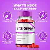 IDEAL PERFORMANCE VItaRenew ACV Gummies in a bowl for serving