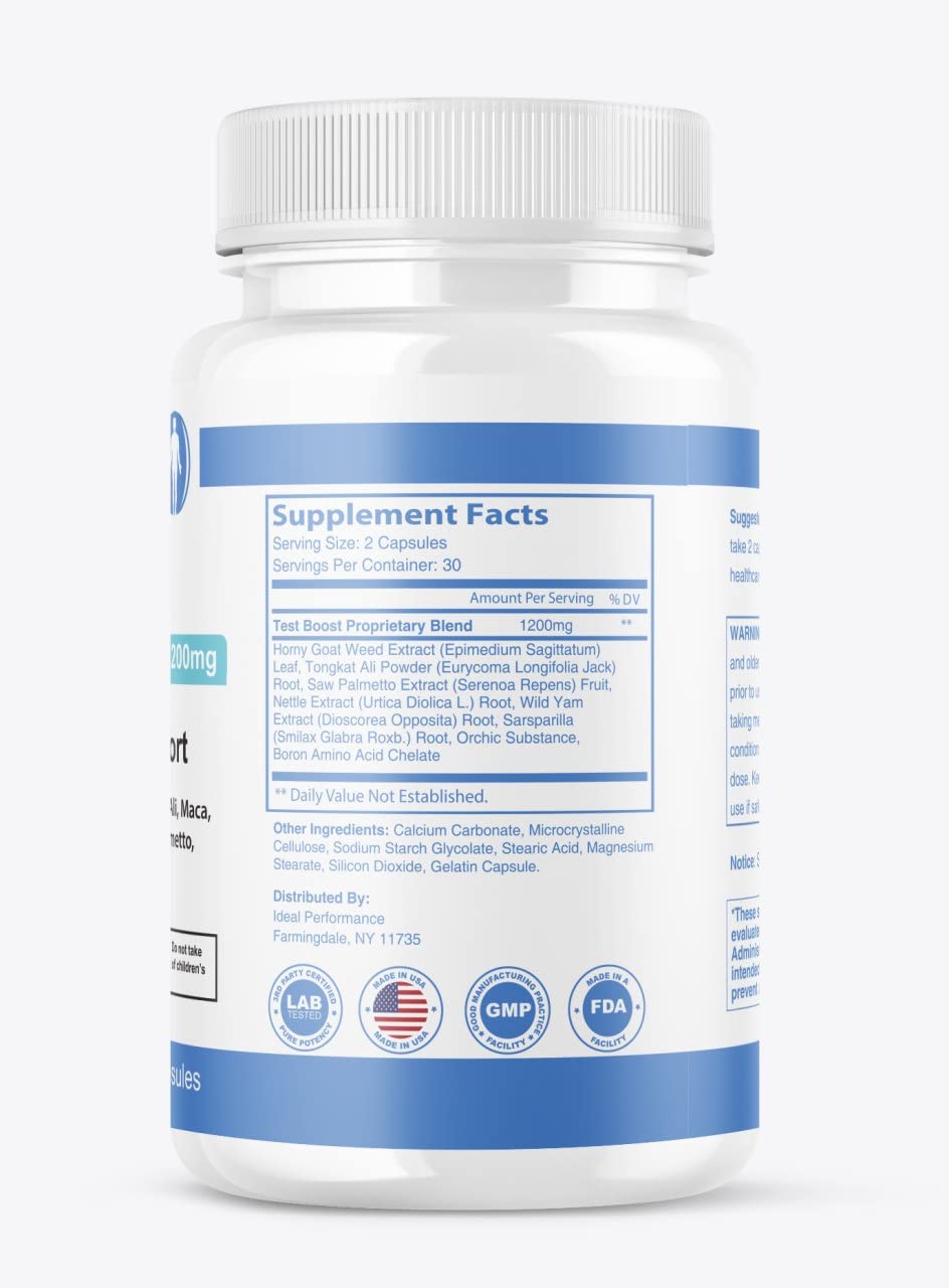 IDEAL PERFORMANCE Zydenafil Pills for Men 1484 mg side view