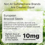Ideal Wellness Sulforaphane Supplement 10mg bottle with capsules