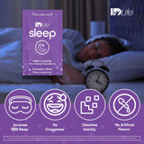 IDLife Sleep Strips mint flavour individual strip close-up