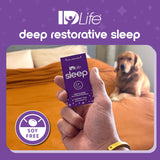 IDLife Sleep Strips mint flavour strips in hand