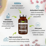 Igennus Astaxanthin Capsules 4mg side view