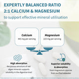 Igennus Calcium Magnesium Supplement side view with label