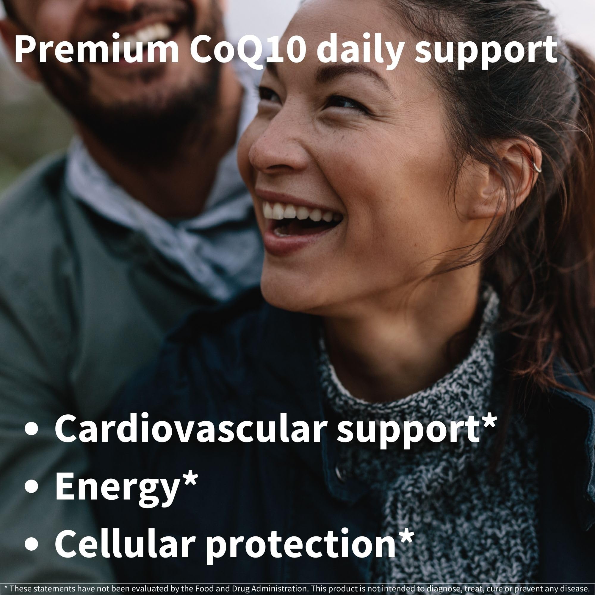 Igennus CoQsol-CF CoQ10 softgel bottle with measuring spoon