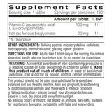 Igennus Iron Complex with Vitamin C capsule in hand