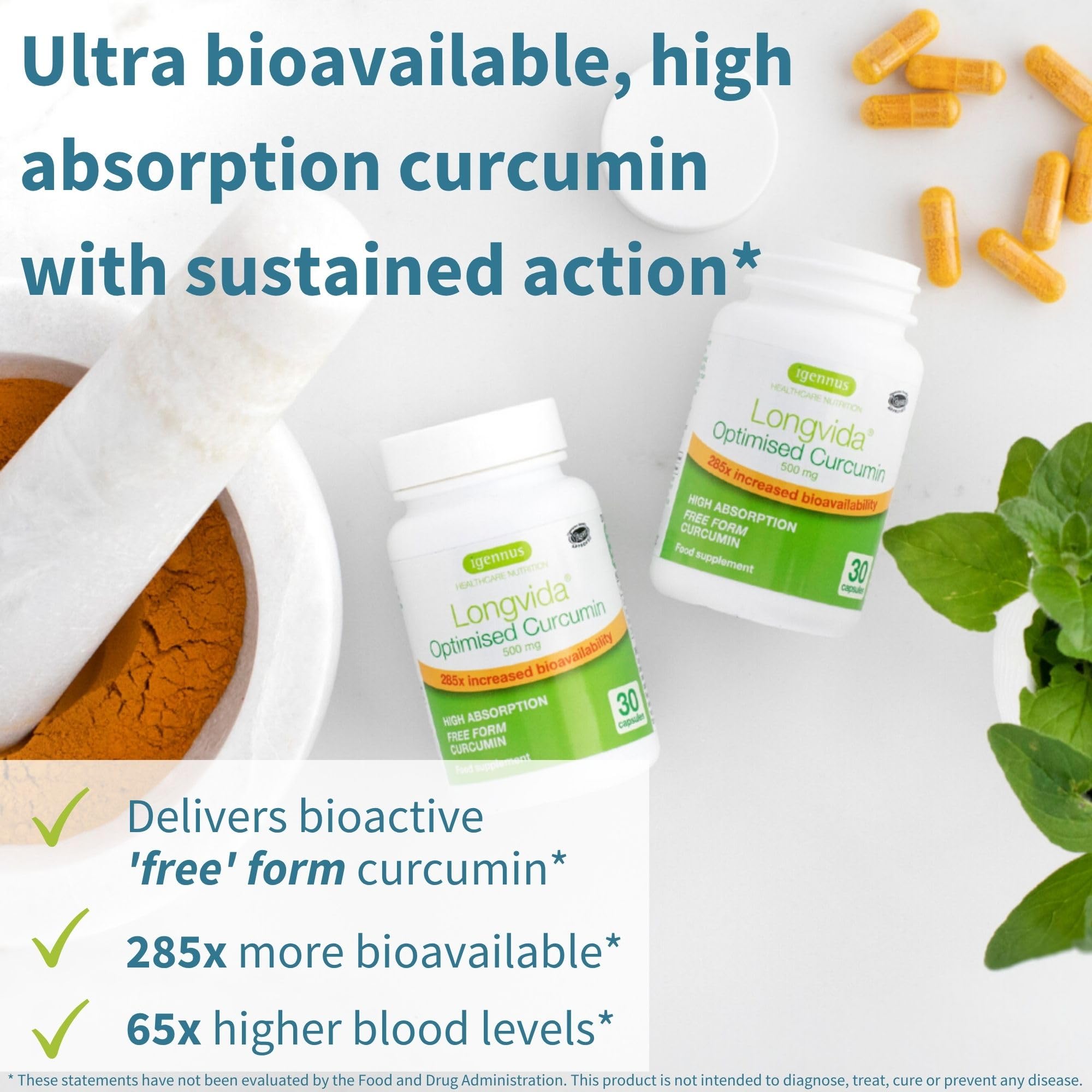 Igennus Longvida Curcumin Supplement packaging