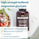 Igennus Magnesium Glycinate 1300mg capsules on a white background