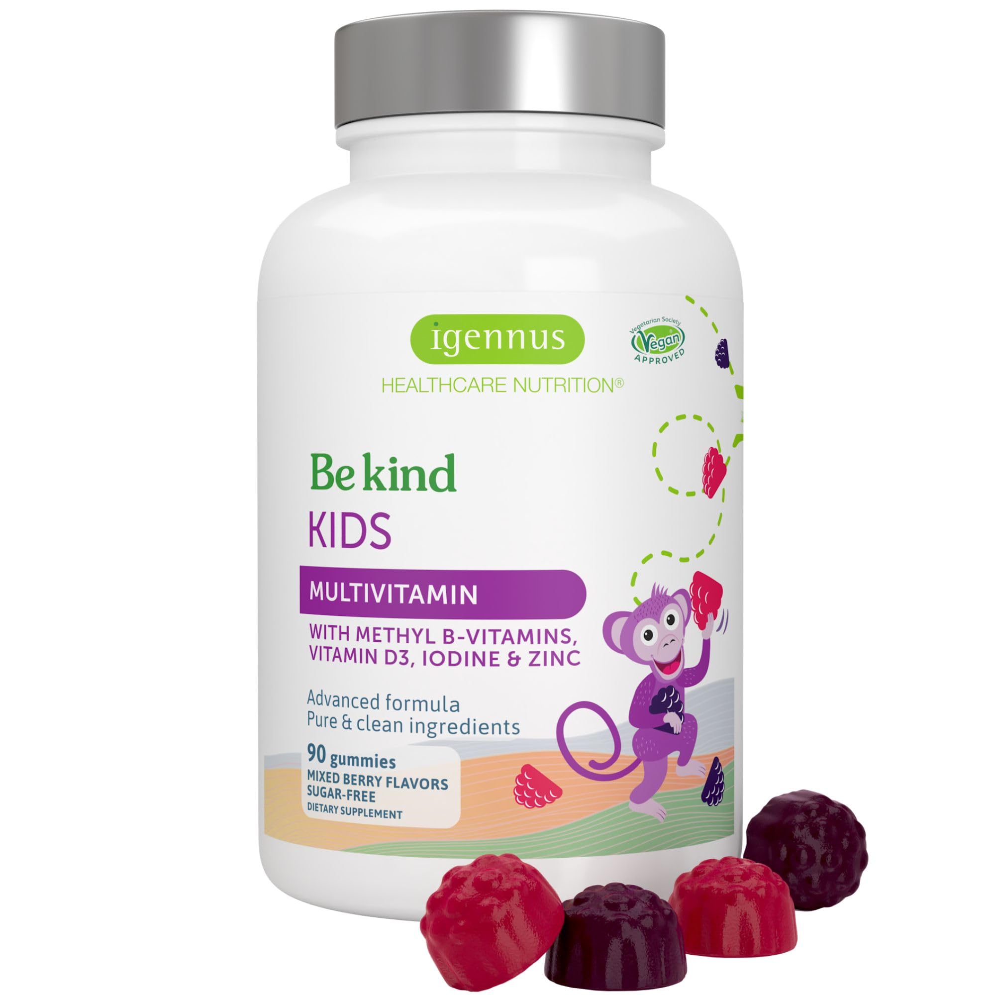 Igennus Methylated Multivitamin Gummy front view