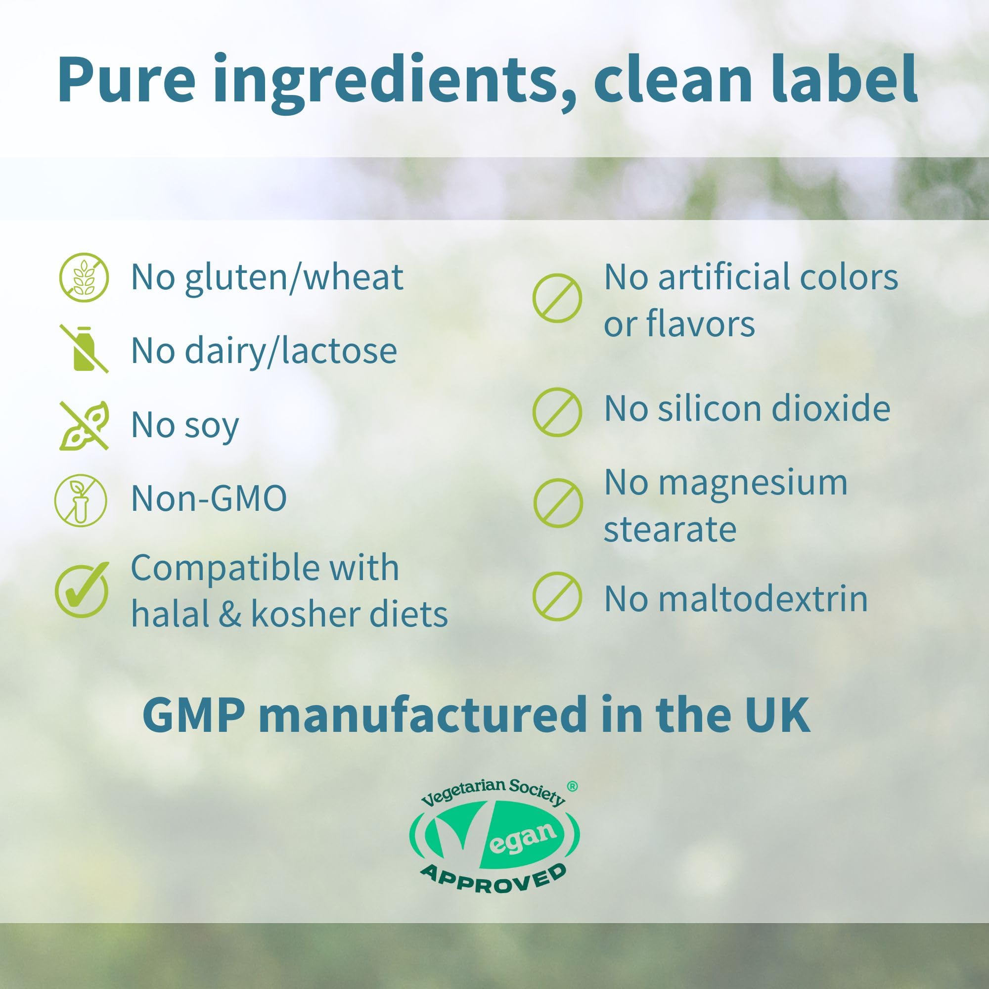 Igennus Multi-Enzyme Supplement packaging with ingredients list