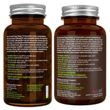 Igennus Omega-3 Algae Oil bottle with softgels scattered