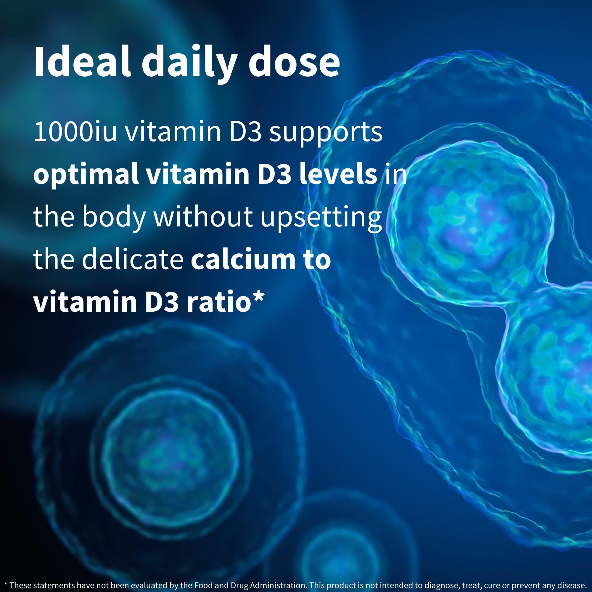 Igennus Vegan Vitamin D3 tablets with a glass of water
