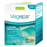 Igennus Vegepa Fish Oil Capsules front view with packaging
