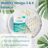 Igennus Vegepa Fish Oil Capsules side view showing capsule size