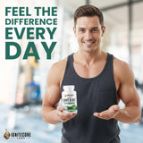 IgniteCore Labs Organic Joint Support Supplement capsules in a clear dish