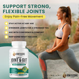 IgniteCore Labs Organic Joint Support Supplement with a measuring spoon