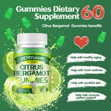 IIEltruiom Citrus Bergamot Gummies displayed with fresh citrus fruits