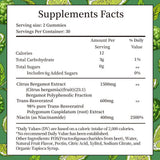 IIEltruiom Citrus Bergamot Gummies with nutritional information on the label