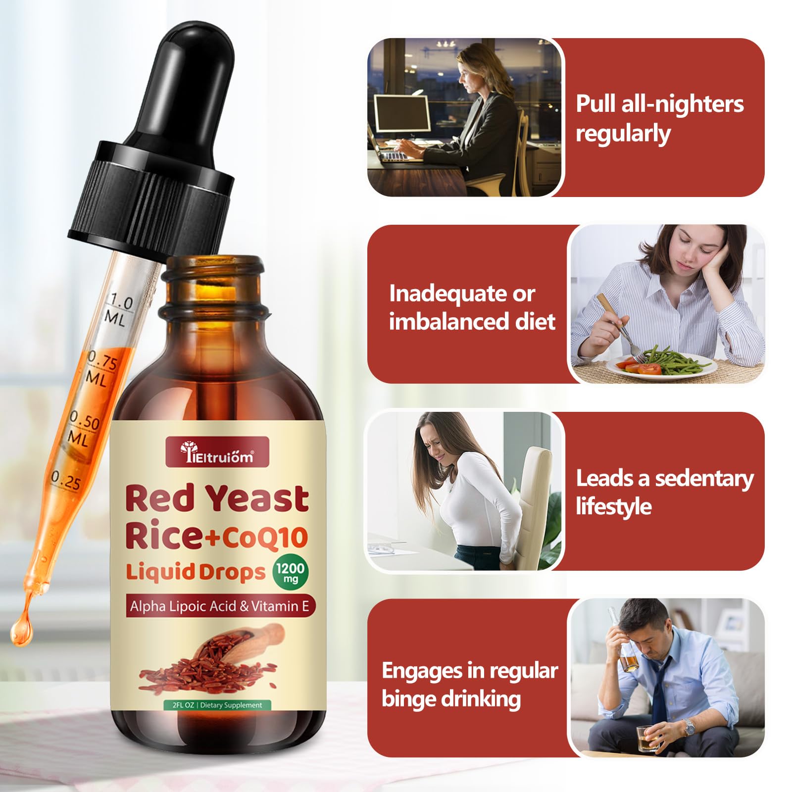 IIEltruiom Red Yeast Rice with CoQ10 Liquid dropper