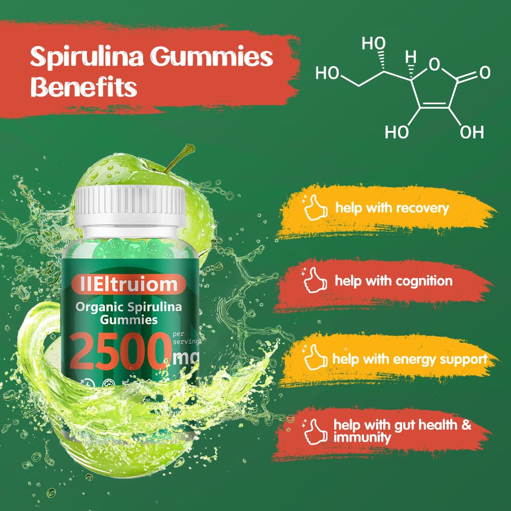 IIEltruiom Spirulina Gummies opened packaging