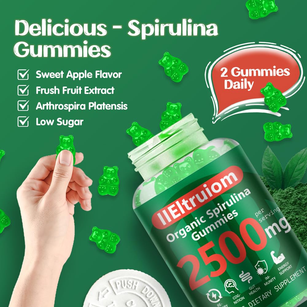 IIEltruiom Spirulina Gummies with fresh sea moss