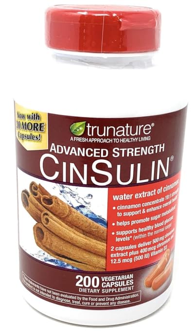 IKJ Advanced Strength Cinsulin Cinnamon 200 Capsules front view