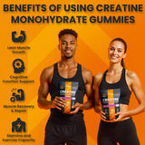 ILBIRS Creatine Gummies 5000mg orange flavour gummies in hand
