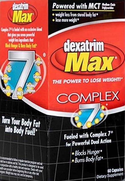 ILIOS Dexatrim Max Complex 7 with a measuring spoon