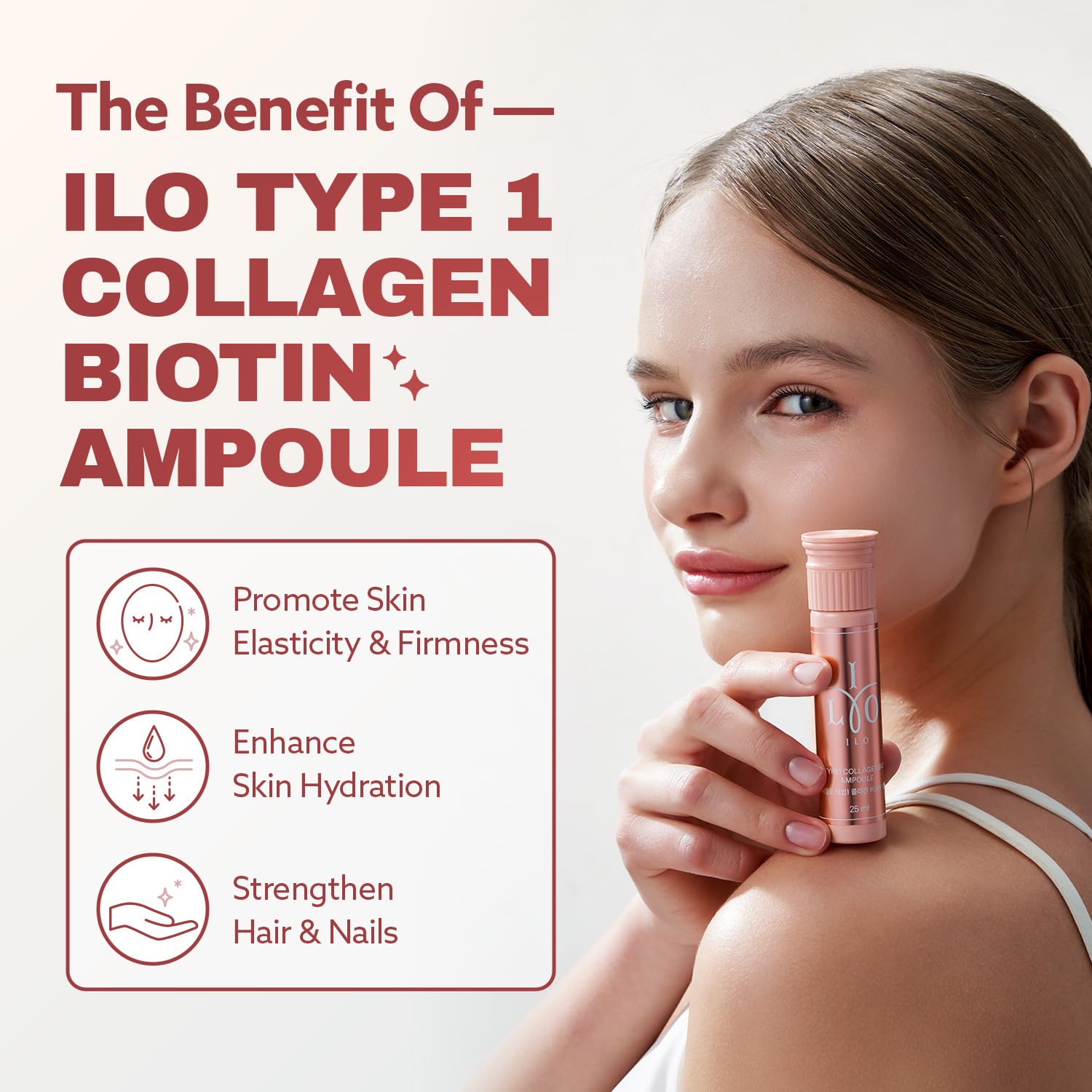 ILO Marine Collagen Supplement in a travel-friendly pack