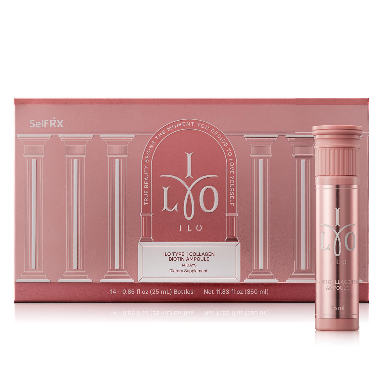 ILO Marine Collagen Supplement orange flavour front view