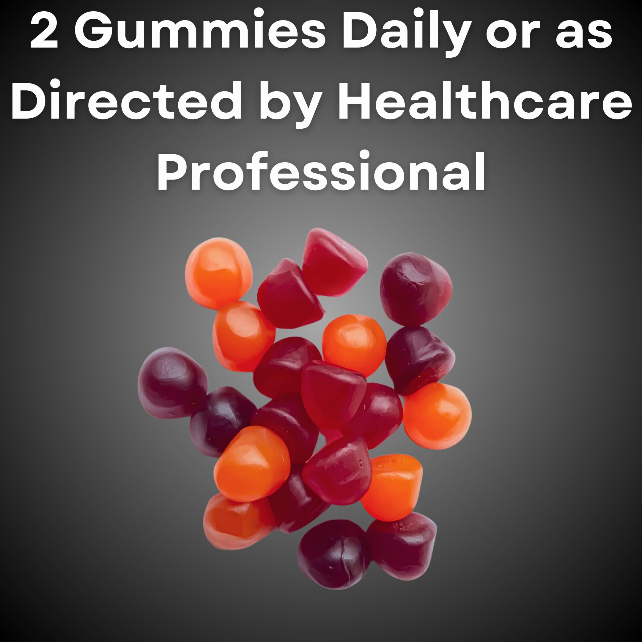 Iman Vitamins Adult Gummy Multivitamins gummies in a bowl