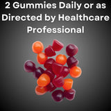 Iman Vitamins Adult Gummy Multivitamins gummies in a bowl