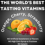 Iman Vitamins Adult Gummy Multivitamins nutritional information on packaging