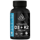 Iman Vitamins Chewable Vitamin D3 & K2 cherry flavour tablet front view