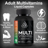 Iman Vitamins Halal Complete Multivitamin Capsules side view