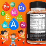 Iman Vitamins Kids Multivitamin Gummies natural fruit flavours